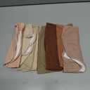 Bearmoss Baby Bibs for Drooling and teething 100% Cotton Muslin Bibs for Baby Boy & Girl,Adjustable, Ultra Absorbent,8 Pack (Coconut Mocha)