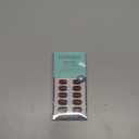 BTArtbox Press On Nails Short - Bold Brew, Caramel Brown Square Press On Nails with Glue and Adhesive Tabs for Women, Opaque Soft Gel Glue On Nails in 15 Sizes - 30 Stick On Nails Kit