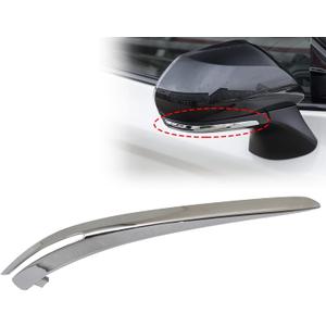 SecosAutoparts Rearview Mirror Molding Trim Chrome Front Right Side Compatible with Toyota Camry 2019 2020 2021 2022 2023 Passenger Side
