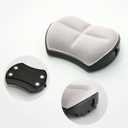 Ergonomic Mouse Wrist Rest - Adjustable Height with Rolling Base,Comfortable Computer Mouse Wrist Support,Resilience Support During Work, Pain Relief, Anti-Fatigue (White)