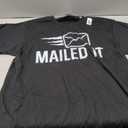 Mailed it Postman gift for Mail Carrier Workers T-Shirt Large, Black 