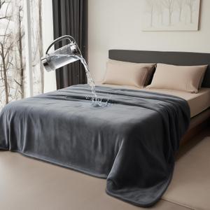 Waterproof Blanket for Couples with Spill-Proof Protection, Double Size Flannel Throw Blanket for Love & Connection (Moon Grey & Starlit Grey, 60x80 (60 x 80 inch, Moon Grey & Starlit Grey) Waterproof Blanket for Couples with Spill-Proof Protection, Double Size Flannel Throw Blanket for Love & Connection (Moon Grey & Starlit Grey, 60x80 (60 x 80 inch, Moon Grey & Starlit Grey)