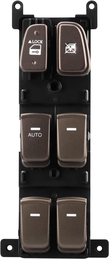 Driver Side Master Power Window Switch Replacement fits for Hyundai Sonata 2008 2009 2010, Front Left Driver's Window Control Switch, Replace OE#93570-3K600