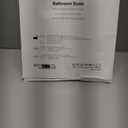 Vitafit Digital Bathroom Scale for Body Weight, Weighing Professional Since 2001, Clear LED Display and Step-On, 3*AAA Batteries Included, 400lb/182kg, Spray Silver Black