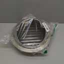 6 Inch Quality 304 Stainless Steel Wall Air Vent Cover with Louver & Mesh - Ideal for HVAC, Dryers & Industrial Use