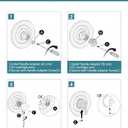 Replacement Shower Faucet Handle Kit Compatible with Moen Posi-Temp& Chateau Faucets, Chrome