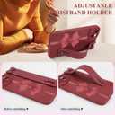 jueaes Cute Bow Case for iPhone 14 with Finger Hand Wrist Strap