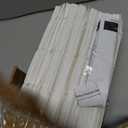 LazBlinds No Drill Cordless Roman Shades for Windows, 27" W x 48" H, White