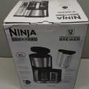 Ninja 12-Cup Programmable Coffee Brewer, 2 Brew Styles, Adjustable Warm Plate, 60oz Water Reservoir, Delay Brew - Black/Stainless Steel