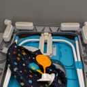 Smart Steps Trend Activity Walker and Entertainer with Removeable Toys, Large Tray, Cup Holder, Adjustable Height and Flat Fold Frame for Storage, Ages 6 Months +, Space Walk Navy