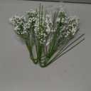 Babys Breath Artificial Flowers,18 Pcs Gypsophila Real Touch Flowers for Wedding Party Home Garden Decoration White