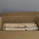 8 Pack Birch Logs for Fireplace Decor Crafts Versatile Unfinished Wood Gas Fireplace Logs: 2.3"-3.2" Dia. x 16.5" Long