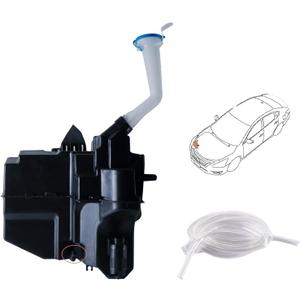 Windshield Fluid Reservoir with sensor Compatible with NISSAN Maxima 2016-2018, Altima 2013-2018, Washer Fluid Reservoir Pump, Replace# 28910-9HM0A