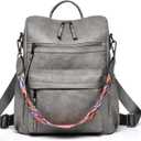 Dora & Liz Womens Backpack Purse Leather Backpack Purse for Women Travel Fashion Backpack Designer Ladies Shoulder Bags