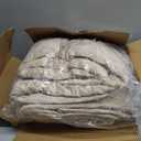 L'AGRATY Velvet Quilt King Size: 3-Piece Reversible Luxury Velvet Bedding Comforter Set - Lightweight Oversized Quilted Bedspread Coverlet with 2 Pillow Sham for All Season - Light Taupe Quilt