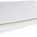 11x17 Binder Vinyl Panel with top Opening Pockets Featuring a 1.5" Angle-D Ring White