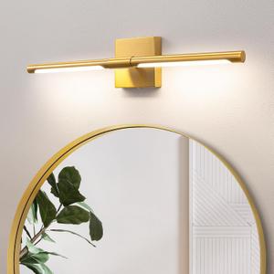 Gold Vanity Light Fixtures for Bathroom Over Mirror 24 inch LED Morden Bathroom Sconce 4000K Picture Lights for Paintings (Horizontal & Vertical)