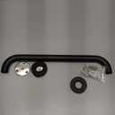 16 Inch Matte Black Shower Grab Bar-1" Diameter, iMomwee Stainless Steel Elderly Safety Bars, Bathroom Shower Balance Bar, Wall Handrail Support, Handicap Senior Disabled Pregnant Assist Bath Handle