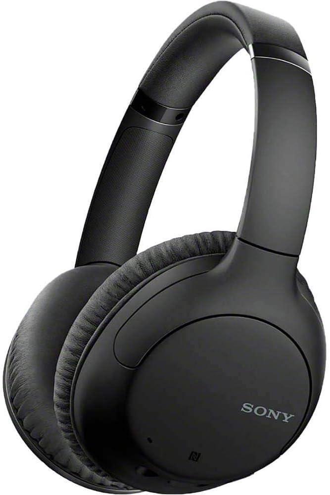 Sony Noise Canceling Headphones WHCH710N: Wireless Bluetooth Over The Ear Headset with Mic for Phone-Call and Alexa Voice Control, Black