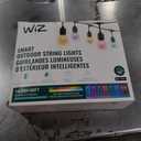 WiZ Connected 48FT Color Changing Outdoor String Lights - Water and Weatherproof - Adapter Included - Control with Wiz Connected App - Works with Voice Control