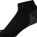 Calvin Klein Womens Quarter Socks - 12 Pack Soft Cushioned Athletic Performance Quarter Length Ankle Socks for Women (Black)