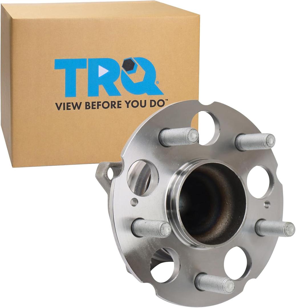 TRQ Front Rear Driver Side Passenger Side Wheel Bearing & Hub Assembly with ABS Sensor Compatible with 2013-2018 Acura RDX 2012-2016 Honda CR-V