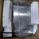 NutriChef 26QT Air Fryer Oven | Countertop Convection Toaster & Air Fryer | 360 Rotisserie Feature | 10 Digital Presets | Includes Drip Tray, Air Frying Basket & Bake Rack 15x16x14 | Stainless Steel