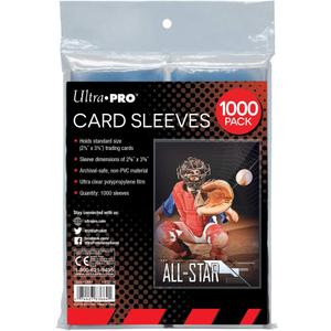 Ultra PRO Penny Sleeves, Clear Trading Card Sleeves, Standard Size 2.5 x 3.5 Inch, 1000 Count Pack, 3 Pack Bundle