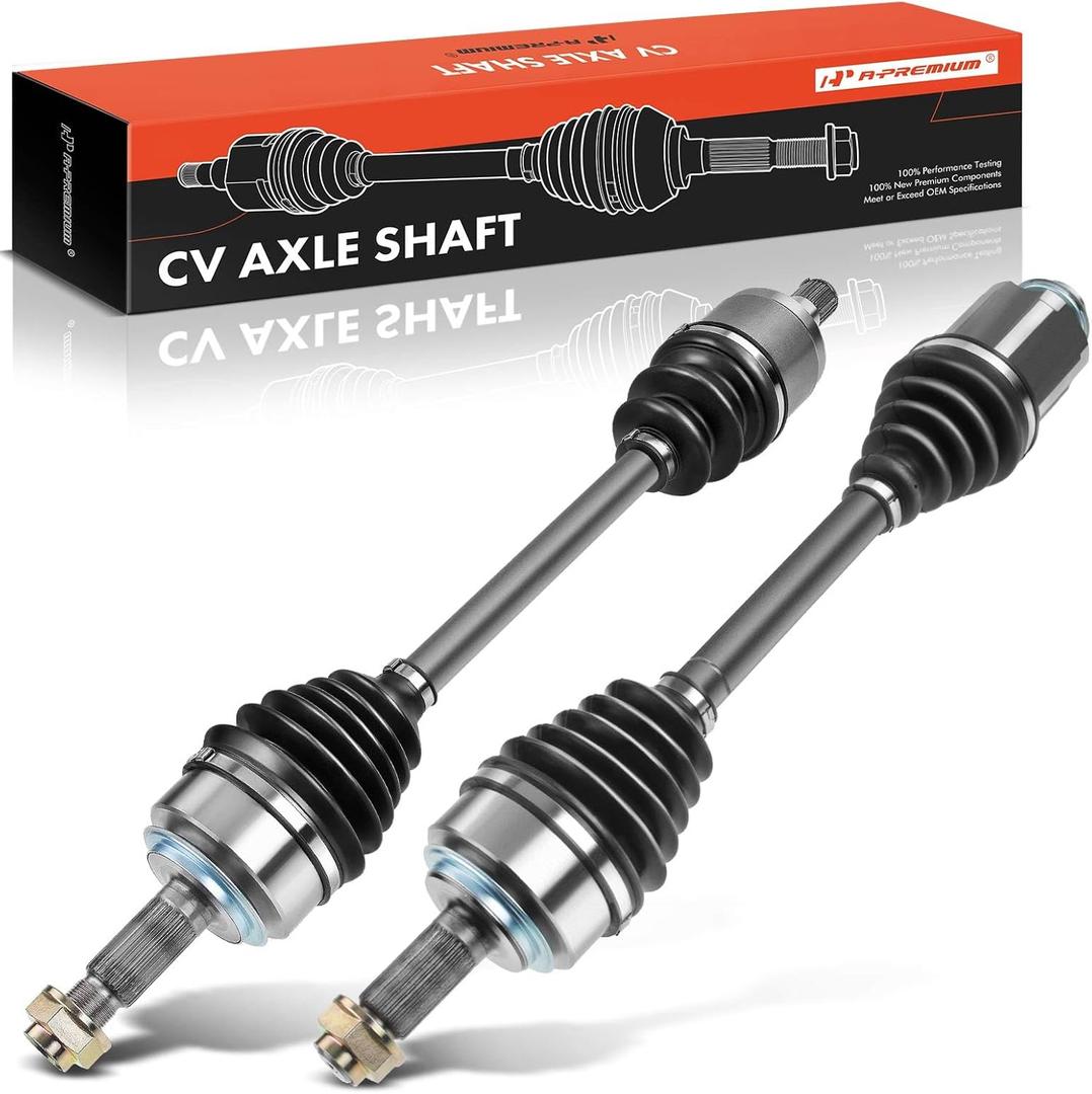 A-Premium Pair (2) Front CV Axle Shaft Assembly Compatible with Honda Accord 2003-2007 3.0L & Acura TL 2004-2006 3.2L, Front Left and Right, Replace# 44306SDBA00, 44305SCAG00