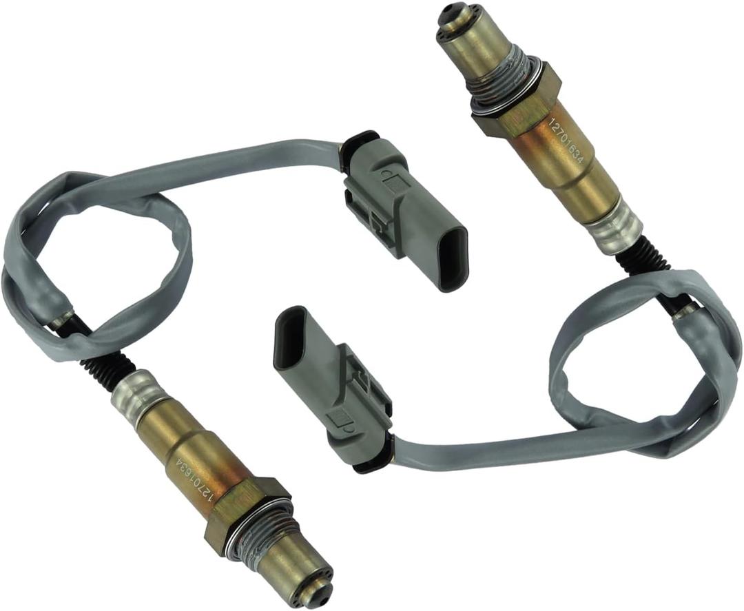 2PCS Downstream&Upstream Oxygen O2 Sensor 1&2 Compatible with 2016-2019 Chevy Cruze 1.4L, 2016-2024 Chevy Malibu 1.5L, 2017-2022 Chevy Spark 1.4L, Buick Encore 1.4L GMC Terrain 1.5L