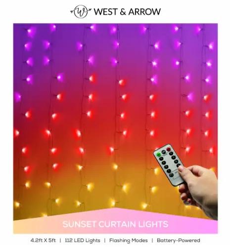 WEST & ARROW SUNSET CURTAIN LIGHT 4.2 ft x. 5 ft