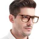MARE AZZURO Oversized Square Reading Glasses Men Large Readers Big Face 1.00 1.25 1.50 1.75 2.00 2.25 2.50 2.75 3.00 3.50 4.00 5.00 6.00 (Tortoise, 250)