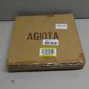 AGIOTA Round Coffee Table Trays, Serving Tray with Handles for Ottoman Coffee Table, Large Tray for Living Room Modern, 13"