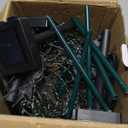 Dynaming 4 Pack Solar Spiral Christmas Trees with Lights, 19" Outdoor Light Up Christmas Pathway Markers with Colorful Lights, Waterproof & Auto On/Off Xmas Decoration for Patio Yard Walkway Driveway (Multicolor)