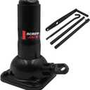 Car Jack 2 Ton (4,000 lb) Capacity Spiral Jack for Pickup Truck, Screw Jacks for Car Lift or Jack Stands, Tire Jack Fit for Ford F150 Truck Chevy Silverado Dodge Ram 1500 (Black), 8.46-19.09