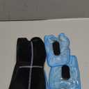 REVIX Wisdom Teeth Ice Pack Head Wrap with 3D Sewing Jaw Ice Pack for Face Oral Surgery Pain Relief for TMJ, Tooth Extraction & Teeth Removed, Extra Snug Fit with 4 Hot Cold Gel Packs Reusable, Black