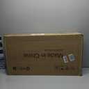 Solid Wood Overbed Bedside Table with Wheels, Adjustable Medical Tilt Top Hospital Bed Table Over The Bed, Rolling Laptop Desk, Mobile Standing Desk for Hospital and Home Use (Walnut)