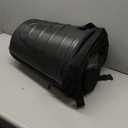 JANUS Golf Travel Bag Hard Case with Support Frame for Hands-Free 360 Spinner Wheels, Travel Bag for Airlines, ABS Hard Shell, Easy to Fold, Hand-Carry Option (Black)