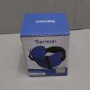 Travel Pillows for Airplanes, Airplane Pillow for Sleeping with 3D Eye Mask, 360 Support Headrest for Long Flight, Road Trip, Stop Bobblehead Relieve Neck Pain, Blue