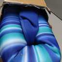 Big Joe Noodle Sling No Inflation Needed Pool Seat with Armrests, Blurred Blue Double Sided Mesh, Quick Draining Fabric, 3 feet, Blurred Blue, Noodle Sling 
