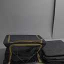 BALEINE 6 Pack Clothes Storage Bags, 24 Gallon Storage Containers with Reinforced Handle, Sturdy Zipper, Closet Organizer for Blanket, Comforter, Pillow, Bedding (Grey, 6 Pack)