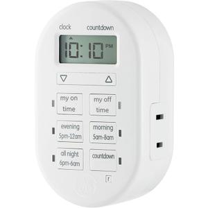 myTouchSmart Programmable Indoor Digital Timer, Plug myTouchSmart Programmable Indoor Digital Timer, Plug