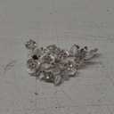 SWEETV Silver Rhinestone Bridal Hair Comb for Wedding, Hair Accessory Headpiece for Women, 1 Count