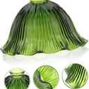 Uonlytech Glass Lamp Shade 8.85X11.81X5.90In Vintage Replacement Cover for Pendant Light Wall Sconce Soft Light Diffuser