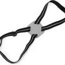 Luggage Straps Bag Bungees for Add a Bag Easy to Travel Suitcase Elastic Strap Belt (Gray, M)