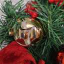 Alipis 1pc Xmas Jesus Wreath Decor Berries Bow for Front Door Holiday Decor Christmas Home Adornment Festive Wreath for Family Gatherings