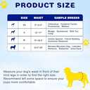 XPCARE 50 Count Disposable Male Dog Diapers, Male Dog Wraps,Super Absorbent Leak-Proof Fit (Small)