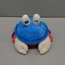 Baby Toys 6-12 Months, Musical Crawling Crab Plush Toy - 40 Songs & Recording Feature, Dancing Walking Moving Bouncing Tummy Time Toy, Sensory Toys for Toddlers 1-3, Birthday Gifts for Infants (Blue)