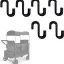 Multipurpose Side Hook Compatible with Wonderfold Wagon Durable and Load-Bearing Hook (6pcs)