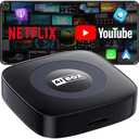 Ai Magic Box for Streaming Netflix/YouTube/TikTok, Wireless CarPlay Adapter Dongle Support TF Card for OEM Wired Car Play & Android Auto Cars
